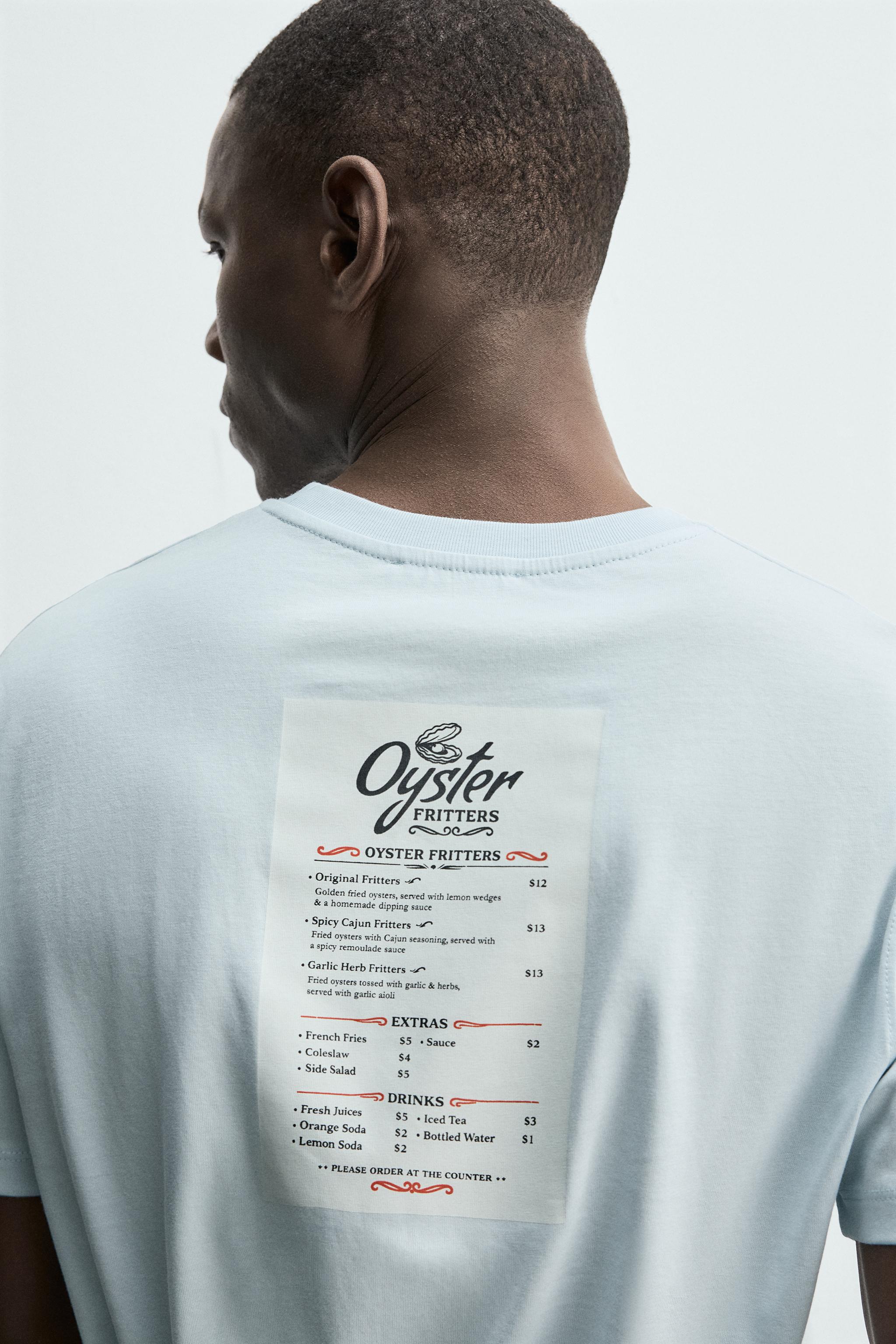 CONTRAST PRINT PATCH T-SHIRT